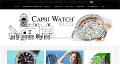 Desktop Screenshot of capriwatch.it